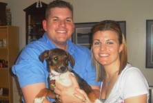 Adopted! Heading home with Adam and Kate!