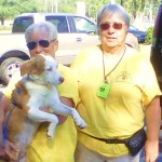 FOCCAS volunteers Susie Warner and Nadia Caron-Davis save Cheez-It!