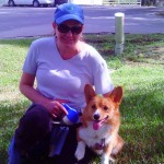 With Sam Mauldin, the Corgi transporter